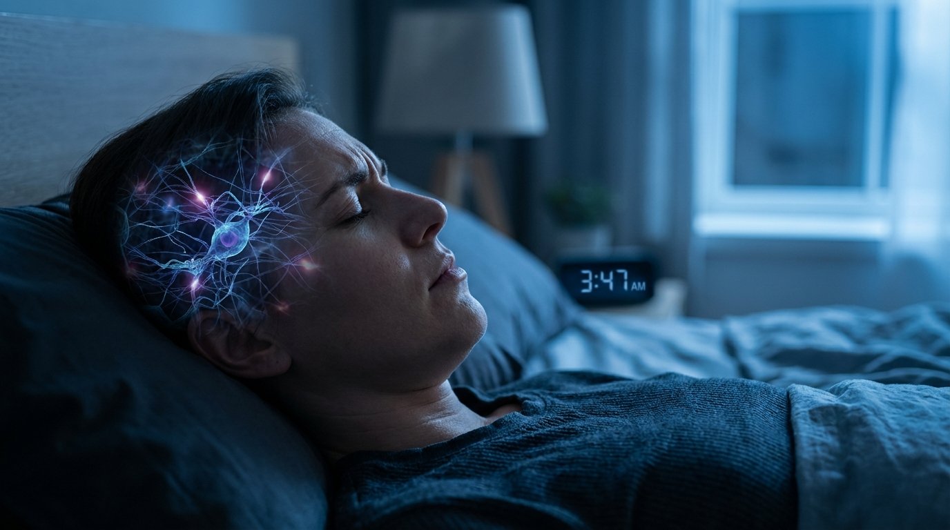 scopri come linsonnia cronica mantiene il cervello in stato di veglia costante durante la notte, impedendo il riposo ristoratore e compromettendo la qualità del sonno